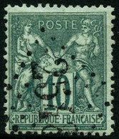 Oblit. N°76 10c Vert - TB - 1876-1878 Sage (Tipo I)