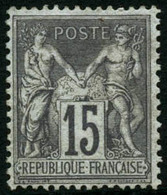 * N°77 15c Gris - TB - 1876-1878 Sage (Tipo I)