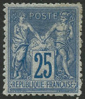 * N°79 25c Bleu - TB - 1876-1878 Sage (Tipo I)