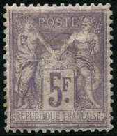** N°95 5F Violet S/lilas Pièce De Luxe - TB - 1876-1878 Sage (Tipo I)