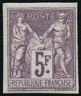** N°95e 5F Violet S/lilas ND - TB - 1876-1878 Sage (Tipo I)