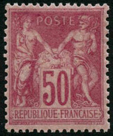 ** N°104 50c Rose, Pièce De Luxe - TB - 1876-1878 Sage (Tipo I)