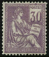 ** N°115a 30c Violet, Chiffres Déplacés - TB - 1871-1875 Ceres