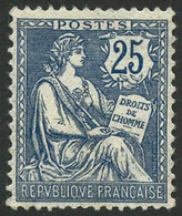 ** N°127 25c Bleu, Bien Centré - TB - 1871-1875 Ceres