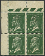 ** N°174 30c Vert, Bloc De 4 Dont La Paire Supérieure Variétéé (tète De Nègre) Tenant à Normal - TB - 1871-1875 Ceres