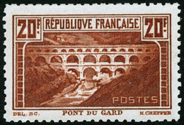 ** N°262B 20F Pont Du Gard, Dent 11 - TB - 1871-1875 Ceres