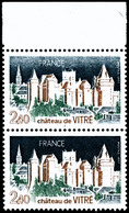 ** N°1949 2F40 Vitré, Spectaculaire Variété D'impression, Tenant à Normal - TB - 1871-1875 Ceres