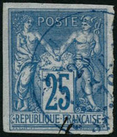 Oblit. N°35 25c Bleu - TB - Other & Unclassified