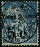 Oblit. N°2 5c Sur 15c Bleu - TB - Altri & Non Classificati