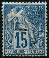 ** N°21 75c Sur 15c Bleu, Surcharge Mal Marquée - TB - Altri & Non Classificati