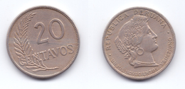 Peru 20 Centavos 1921 - Perú