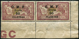 ** N°42a + 42 La Paire Dont La Variété Piastres, RARE  - TB - Altri & Non Classificati