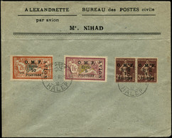 Lettre N°7 X 2 + 8/9 Les 4 Val S/env (cote Timbres) - TB - Altri & Non Classificati