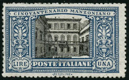 ** N°150 Manzoni, 1l Bleu Et Noir - TB - Non Classificati