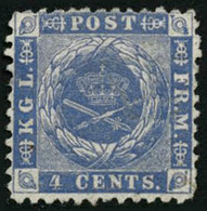 (*) N°4 4c Outremer - TB - Danemark (Antilles)