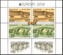 Bulgaria/ Bulgarie - Europa Cept 2018 Year - 2 Sets With Vignettes MNH** - 2018