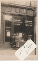 Etablissements URIEL - Commerce De Vins Et Champagnes  ( 2 Carte-photos ) - Winkels