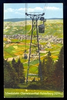 Schwebebahn-Oberwiesenthal - Fichtelberg (1214m) / Postcard Circulated, 2 Scans - Oberwiesenthal
