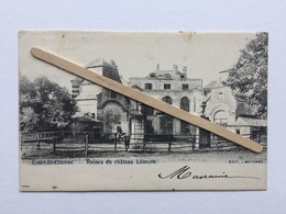GENAPPE - COURT-St-ETIENNE »RUINES DU CHÂTEAU LAMOTTE  »Panorama  ,animée (1910)Édit Materne. - Genappe