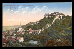 Blankenburg A. Herz Partie Mit Schloss / Postcard Circulated, 2 Scans - Bad Blankenburg