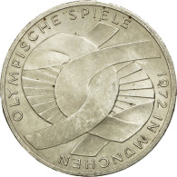 Monnaie, République Fédérale Allemande, 10 Mark, 1972, Hambourg, SUP, Argent - Autres & Non Classés