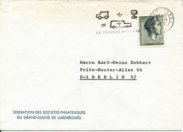 Luxembourg Cover Sent To Germany 2-10-1972 - Brieven En Documenten