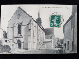 CPA D18 Les Aix D'Angillon L'église - Les Aix-d'Angillon