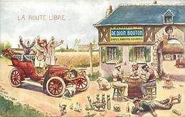 -ref  X150- Illustrateurs - Illustrateur Albert Beerts - Publicité Voiture Automobile De Dion Bouton -jeu De Quilles- - Beerts, Albert