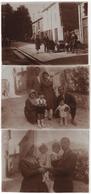 Photo Originale 1931 DIEULEFIT Familles Bondon & Roussin Lot De 3 Enfants Landau - Lieux