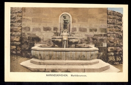 Markneukirchen Marktbrunnen / Postcard Not Circulated, 2 Scans - Markneukirchen