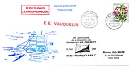 ISLANDE. Enveloppe Commémorative De 1986. Charcot/Pourquoi Pas?. - Explorateurs & Célébrités Polaires