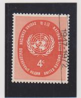 NATIONS  UNIES   1958  New York  Y.T. N° 60  Oblitéré - Usati