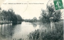 N°61483 -cpa Epinay Sous Sénart -vue De L'Yerres Aux Sauclaux- - Epinay Sous Senart