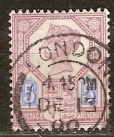 Grande Bretagne United Kingdom 1887-1900 Yvertn° 99 (o) Oblitéré Used Cote 10 Euro - Sonstige & Ohne Zuordnung