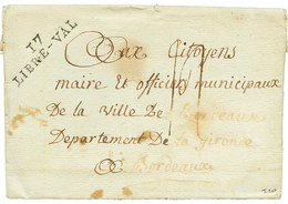 5 "ST AMAND MONT ROND" : An 3 17 LIBRE-VAL. TB. - 1801-1848: Précurseurs XIX