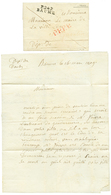 7 "BAUME LES DAMES" : 2 Lettres An 12 24 BAUME Et 1809 P;24.P BAUME . Superbe.TB. - 1801-1848: Precursori XIX