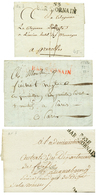 15 "BAR LE DUC" : 3 Lettres An 3 53 BAR-S-ORNAIN, 1812 53 BAR-S-ORNAIN Rouge, An 7 P.53.P BAR-S-ORNAIN. TTB. - 1801-1848: Précurseurs XIX