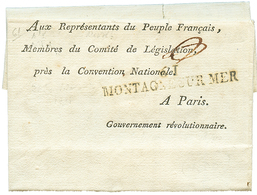 20 "MONTREUIL SUR MER" : An 2 61 MONTAGNE-S-MER Sur Lettre Pour PARIS + RETOUR. TB. - 1801-1848: Vorläufer XIX