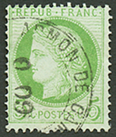 254 5c CERES Obl. Cachet Espagnol ADMON DE CAMBIO. Rare Sur Cette Valeur. TTB. - Otros & Sin Clasificación