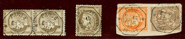 259 5 Timbres Type CERES & SAGE Obl. PARIS LEVEE EXCEPTIONNELLE (E1, E2, E3). Superbe. - Altri & Non Classificati