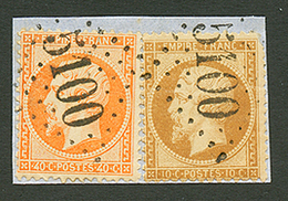 273 10c(n°21) + 40c(n°22) Obl. GC 5100 De TREBIZONDE Sur Fragment. Superbe. - Andere & Zonder Classificatie