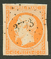 275 40c (n°16) Obl. PC 3773 De TRIPOLI De SYRIE. Cote 325€. Lèger Aminci En Haut Sinon TTB. - Otros & Sin Clasificación