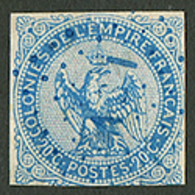 279 "ASSINIE COTE D' IVOIRE" : 20c AIGLE (Aminci) Obl. ASI En Bleu. Trés Rare. Cote 400€. TB. - Autres & Non Classés