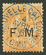 305 Timbre F.M 15c (aminci) Obl. NOUVELLE CALEDONIE TOMO. Rare. Aspect Superbe. - Otros & Sin Clasificación