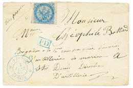 347 REUNION : 1868 20c AIGLE + REUNION ST PAUL Sur Env. Pour Un Militaire à ST DENIS. Superbe. - Sonstige & Ohne Zuordnung