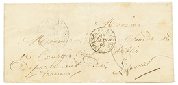 379 "GUYANE - Bagne De L' ILE ROYALE" : 1862 CAYENNE + Taxe 6 Sur Lettre Avec Texte Complet D'un Forçat De L' ILE ROYALE - Sonstige & Ohne Zuordnung