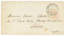 410 NOUVELLE CALEDONIE : 1864 Grand Cachet PORT DE FRANCE NOUV. CALEDONIE Sur Env. Pour LONDRES. TTB. - Autres & Non Classés