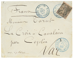 430 "SIGURI - PRECURSEUR" : 1892 COLONIES GENERALES 25c Obl. SIGURI SOUDAN Sur Env. Pour La FRANCE. TB. - Other & Unclassified