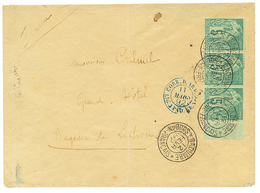 431 "BADUMBE - PRECURSEUR" : 1892 COLONIES GENERALES 5c(x3) Obl. BADUMBE SOUDAN Sur Env. Pour La FRANCE. Trés RARE Avec  - Other & Unclassified