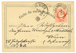 495 1884 P./Stat 5 SOLDI Canc. SALONICCO To WIEN. Vf. - Levant Autrichien